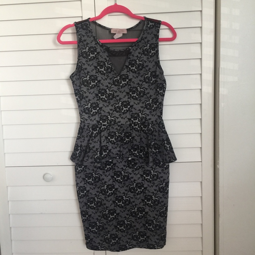 Flower print bodycon dress - Picture 5 of 6